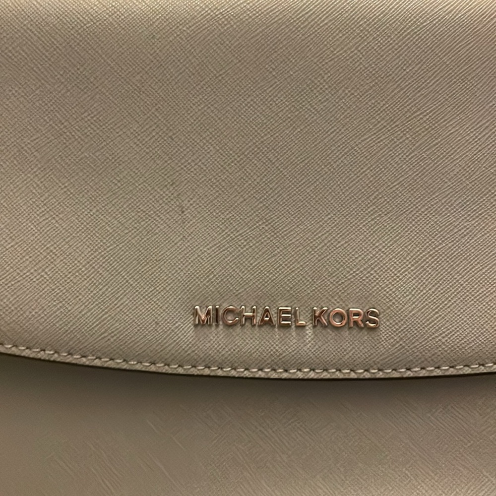 Michael Kors Gray Satchel with Silver Hardware - Picture 6 of 11